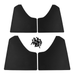 4X Suur Veoauto Pikapi Ratta Poriklapid Pritsmekaitsmed Liist Must Universaalne USA black