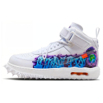 Nike X Off White Air Force 1 Mid 'Graffiti' DR0500-100 40.5