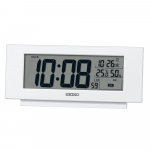 Seiko kell SQ794W Digitaalne &auml;ratusvalge 77 x 174 x Mugava keskkonna navigeerimiskell, Raadiojuhitav, P&auml;rlmutter, 38mm,