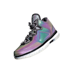 Li Ning Wade Collection Remix 2/6 Set Leather High top Basketball Shoes Men's ABAN079-16 45.5 gray