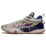 Li Ning Speed 8 Premium Cushioning Slip Resistant Abrasion Resistant Low top Basketball Shoes Men's Oat Gray ABAT119-3 39 gray