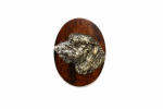 Irish Wolfhound I - Dog show brooch, starter number clip, dog pin by Art-Dog pruun