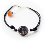 Dachshund Smooth-haired, Wiener dog, Badger dog - bracelet with your photo handmade, unique jewelry from the Art-Dog brand h&otilde;be