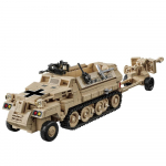 II maailmas&otilde;ja s&otilde;jav&auml;elased Maav&auml;e S&otilde;durid Teine maailmas&otilde;da Sd.Kfz.234 Raske soomusauto Mudel Ehitusklotsid Tellised MOC Laste DIY M&auml;nguasjad NO BOX