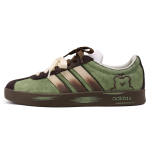 Adidas VL COURT 2.0 Suede Kulumiskindel, Kerge ja Hingav Madala s&auml;&auml;rega Rula kingad Unisex Roheline Pruun HQ1802(Team396- ) 38