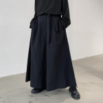 Mehed Hakama Harajuku kimono Samurai p&uuml;ksid Meeste vabaaja laiad p&uuml;ksid Meeste Hiina stiilis Hanfu Tang p&uuml;ksid Meeste Kendo Vormiriietus M black