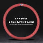 Auto &uuml;li&otilde;huke seemisnahast rooliratta kate libisemisvastane higikindel kaitsekatte jaoks BMW E46 E90 E60 F30 F10 E39 i3 i4 X4 X2 X3