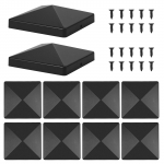 10/20 tk Puidust aiaposti katteid Tugevad plastist tekiposti katteid Veekindlad tekiposti korgid Aiaaiakaunistuste kaitsmiseks