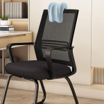 Kontoritool M&auml;lu kaelatoega Ergonoomiline kaelatoega tool Kaelapadi helesinine v&auml;rv
