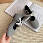 Prantsuse hallid uued k&otilde;rgendatud kontsaga kingad naistele 35