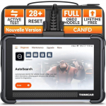 Scanner OBD2 - THINKCAR - ThinkScan 672 - &Eacute;cran 7 pouces 1024x600 - 28 r&eacute;initialisations - Bi‑directionnel CANFD