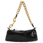 Vivienne Westwood Silindriline Cindy Messingist Riistvara T&otilde;mblukuga Sulgemine Nahast T&otilde;mblukuga K&auml;e-&otilde;lakott Naiste kotid Must 4603000BWL008LBLACK Basic Set (Bag)