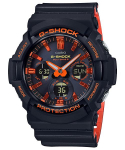 Casio meeste vaik 200M veekindel analoog l&ouml;&ouml;gikindel kvartsikell GAW-100BR-1A must