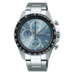 SEIKO SELECTION SBTR029 Kuup&auml;ev Hele Sinine Roostevaba Teras [Seiko Kell] Meeste Kell, Patareitoitega Kvarts, Kronograaf, Kalender, Tihviku