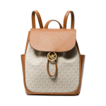 Michael Kors MK Cheryl Monogram Nahast Seljakott Naiste Seljakott Vanill-Valge Tammepruun 30F3G2EB2B-149 Basic Set (Bag+Dust Bag) white