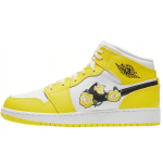 Jordan 1 Mid D&uuml;naamiline Kollane Lilleline GS AV5174-700 35.5