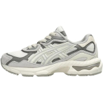 ASICS GEL NYC Classic And Versatile Low top Kids' Running Shoes Gray Children Aged 3 7 Years Old 1204A176-100 33.5 white