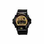 Casio kolme silmaga LCD disainiga stopper-taimer EL-taustvalgustusega veekindel, magnetkindel ja p&otilde;rutuskindel vaba aja spordi kvartsliigutus DW-6900CB-1DS kuld