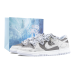 Nike Dunk Gray Spirit Bond Abrasion Resistant Low top Skateboard Shoes Unisex Gray Brown HF5441-202(Team626-) 44.5 white