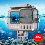 GoPro HERO13 Black /12 Black /11 Black /10 Black /9 Black jaoks PULUZ 40m veekindel korpus alumiiniumsulamist kaitse&uuml;mbris