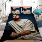 3D Prindi Alex Warren Voodipesu Komplekt &Uuml;he Twin T&auml;is Kuninganna Kuninga Suurusega Voodikomplekt T&auml;iskasvanu Laste Magamistoa Tekikoti Komplektid Anime Voodilina Komplekt 135x200cm gray