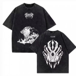 Harajuku Anime Graafiline Okkotsu Yuta T-s&auml;rk Vintage Pesitud Mehed Naised Uus Suvine Puuvillane L&uuml;hikeste Varrukatega Top Streetwear 2XL