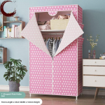 Kaasaegne minimalistlik kokkupandav kangast riidekapp &Uuml;hetoaline &uuml;hiselamu V&auml;ike suurus Lihtne kokkupanek Kapp laste magamistuppa