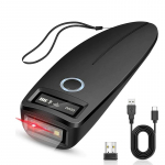 Traadita 2D v&ouml;&ouml;tkoodiskanner 1D 2D QR-koodi skanner USB Bluetooth Mini tasku QR-lugeja iOS Android Windows mobiilimaksete jaoks must