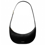 MICHAEL KORS Avra metallist br&auml;ndilogo t&otilde;mblukuga nahast &otilde;la-crossbody kott keskmine naiste must must