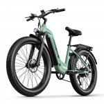 JOOOBIKE JOO1 45KM/H E-jalgratas 1000W Mootor 48V17.5Ah Peidetud Aku 26*3.0 Paks Rehvidega E-jalgratas H&uuml;draulilised Ketta pidurid Elektrilised Jalgrattad JOO1 45KM/H roheline