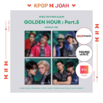 [POB] ATEEZ [GOLDEN HOUR : OSA.5] 14. MINIALBUM (DIGIPACK UNIT vers.) RANDOM (NO POB)