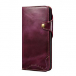 Ehtne nahast &uuml;mbris Samsung Galaxy S25 Ultra 5G 2025 jaoks Luksuslik kaane-rahakott Book Funda Samsung S25 Edge S 25 Plus S24 FE Case & Strap&Galaxy S24 Ultra lilla