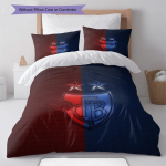 FC Basel Voodipesu Tekikomplekt Tekikott Padjap&uuml;&uuml;r Kodukaunistus S&uuml;nnip&auml;evakingitus (1 * tekikott + 2 * padjap&uuml;&uuml;ri, ilma s&uuml;damikuta) 135x200cm white
