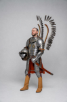 Poola &uuml;llas r&uuml;&uuml;tli kost&uuml;&uuml;mikomplekt kiivriga Cosplay'ks, LARPiks, renessanssi&uuml;ritusteks