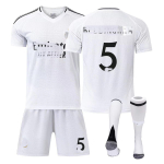 Real Madrid kodune #5 Bellinghami treeningjalgpallis&auml;rk koos sokkidega 16 valge