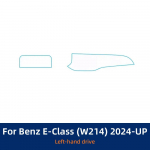 TPU kaitsekile Mercedes Benz MB W214 E-klassi 2024 autole Salongi keskpaneel L&auml;bipaistev Kriimustusvastane Parandav Kujundus Screen film