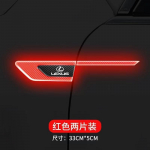 Lexus 2tk ES UX 300e GS GX IS LS LX LBX NX RX 350h 450h Keha Peegeldavad Kleebised Ohutus Hoiatus V&auml;lised Peegeldavad Kleebised