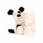 JELLYCAT Shy Seeria Must Piimjas Valge Kutsikas Piraadikoer Lutt R&auml;tik Armas Nukk Palus R&auml;tik Lahti Voldi 34cm K&otilde;rge