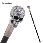 Valge vaik mehaaniline kolju k&otilde;nnikepp Moodne kepp Dekoratiivne kepp Halloween Cosplay pidudeks, Cosplay & peoks 93cm VariantValue gray