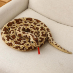 1 tk 200 cm/300 cm hiiglaslik madu pl&uuml;&uuml;sist m&auml;nguasi simulatsioon pikk kuldne python t&auml;idisega madu pl&uuml;&uuml;sikloom lastele poistele kingitus kodu kaunistus 160cm small size brown
