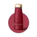 1 tk 55% soodsam mini p&auml;ikesevari tasku vihmavari Vin&uuml;&uuml;l kokkupandav UV ultraviolettkiirguse kaitse p&auml;ikesevarju tasku p&auml;ikesevarju kapsel (Burgundy,iron&6K) burgundiapunane
