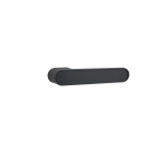 Kaasaegne minimalistlik keskkonnas&otilde;bralik magnetiline uksek&auml;epideme komplekt - vaikne n&auml;htamatu peidetud uksek&auml;epide ja lukk (Matte Black,Wood Door&Zinc Alloy&Door Lock) matt must v&auml;rv