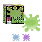 NeeDoh Sploot Splat - Pehme Fidget M&auml;nguasi Lastele, Nee Doh Stressipallid, Sensoorsed Fidgetid, Limased M&auml;nguasjad &Auml;revuse Leevendamiseks, Ohutu ja Mittetoksiline, Vanus 3 Aastat