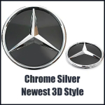 ABSStiilis Esiv&otilde;re Kroomitud T&auml;hega Embleem Sobib Mercedes Benz CLA-Klassi W118 2020-2023 CLA200 CLA250 CLA35 AMG BG1