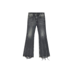 Balenciaga Jeans Meeste Must M&otilde;&otilde;dukalt Laienevad P&uuml;ksid 697829TBP471090 M-No Original Gift Bag Or Gift Box gray