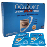 Ocusoft Lid Scrub Plus 20 Salvr&auml;tikut Silmalaugude Puhastaja Silmapesu Silmade Puhastus Meibomi n&auml;&auml;rme Silmalau Puhastaja, 29g, 20 tk gray