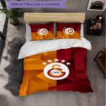 Galatasaray FC Teemaline Voodipesu 3-osaline Tekikoti Komplekt Dekooriline Voodipesu Teismeliste Toa Kodu Dekoreerimiseks 135cm*200cm
