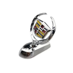 3D metallist auto esiosa kapoti embleemi kate kapoti m&auml;rk kleebis Cadillac ATS BLS CT5 EXT SLS SRX XT4 XT6 XTS XLR Escalade DTS jaoks gray