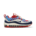 Nike Naiste Air Max 98 '4. juuli' (naiste suurused) Summit White / Blue Void Jooksukingad AH6799 112 39.0 gray