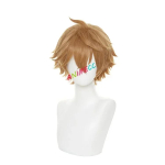 ANIMECC XS-XL Tartaglia Cosplay Kost&uuml;&uuml;m Parukad Mask Kingad Anime M&auml;ng Genshin Impact Halloweeni Peo R&otilde;ivastus Meestele Naistele 5XL&GenshinImpact brown